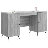 Scrivania Grigio Sonoma 142,5 x 50 x 75 cm Legno ingegnerizzato