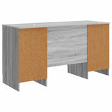 Scrivania Grigio Sonoma 142,5 x 50 x 75 cm Legno ingegnerizzato