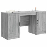Scrivania Grigio Sonoma 142,5 x 50 x 75 cm Legno ingegnerizzato