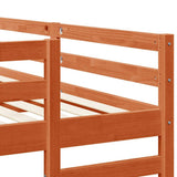 Struttura letto a castello triplo Cera marrone 140 x 200 cm