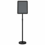 Espositori per Fiere Nero 25 x 25 x 125 cm Alluminio