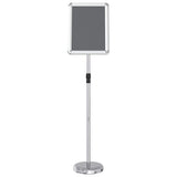 Espositori per Fiere Argento 25 x 25 x 125 cm Alluminio