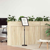 Espositori per Fiere Nero 25 x 25 x 125 cm Alluminio