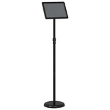 Espositori per Fiere Nero 25 x 25 x 125 cm Alluminio