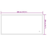 Cuscino invernale per piscina Blu 380 x 180 x 140 cm PVC