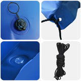 Cuscino invernale per piscina Blu 460 x 230 x 160 cm PVC