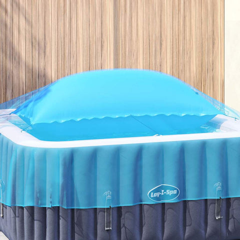 Cuscino da piscina Blu 400 x 200 x 140 cm PVC
