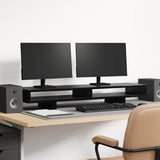 Supporto per Monitor Nero 100 x 27 x 13 cm Legno truciolato