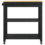 Carrello da Cucina MONZA Nero 84 x 40 x 88,5 cm