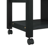 Carrello da Cucina MONZA Nero 84 x 40 x 88,5 cm