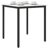 Tavolo da pranzo Bianco 70 x 70 x 75 cm Pino massello