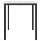 Tavolo da pranzo Bianco 70 x 70 x 75 cm Pino massello
