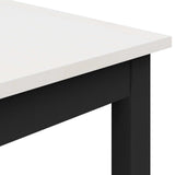 Tavolo da pranzo Bianco 110 x 55 x 75 cm Pino massello