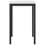 Tavolo da bar Bianco 70 x 70 x 105 cm Pino massello