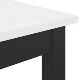Tavolo da bar Bianco 150 x 80 x 105 cm Pino massello