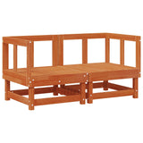 2 pcs Divano Angolare da Giardino Legno di pino massiccio
