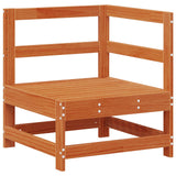 Divano Angolare da Giardino Legno Massello di Pino