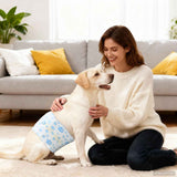 Pannolino usa e getta per cani maschi 30 pcs Bianco S