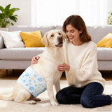 Pannolino usa e getta per cani maschi 30 pcs Bianco L