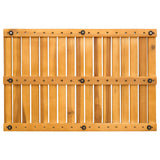 Tappeto da bagno Marrone 60 x 40 cm Legno di Acacia Massello