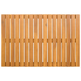 Tappeto da bagno Marrone 60 x 40 cm Legno di Acacia Massello