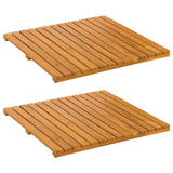 Tappeto da bagno Marrone 50 x 50 cm Legno di Acacia Massello