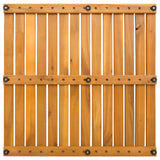 Tappeto da bagno Marrone 50 x 50 cm Legno di Acacia Massello