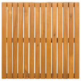 Tappeto da bagno Marrone 50 x 50 cm Legno di Acacia Massello