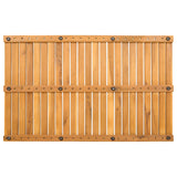 Tappeto da bagno Marrone 80 x 50 cm Legno di Acacia Massello