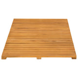 Tappeto da bagno Marrone 80 x 50 cm Legno di Acacia Massello