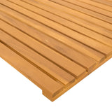 Tappeto da bagno Tinta unita Marrone 100 x 55 cm legno