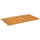 Tappeto da bagno Tinta unita Marrone 100 x 55 cm legno