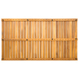 Tappeto da bagno Tinta unita Marrone 100 x 55 cm legno