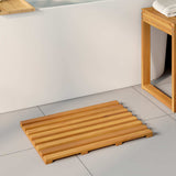 Tappeto da bagno Tinta unita Marrone 56 x 37 x 2,5 cm