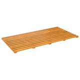 Tappeto da bagno Tinta unita Marrone 100 x 53 x 2,5 cm legno