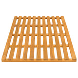 Tappeto da bagno Tinta unita Marrone 100 x 53 x 2,5 cm legno
