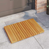 Tappeto da bagno Marrone 59 x 40 cm Legno di Acacia Massello