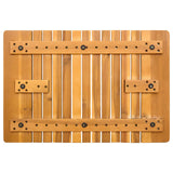Tappeto da bagno Marrone 59 x 40 cm Legno di Acacia Massello
