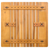 Tappeto da bagno Marrone 52 x 50 cm Legno di Acacia Massello