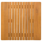 Tappeto da bagno Marrone 52 x 50 cm Legno di Acacia Massello