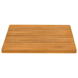 Tappeto da bagno Marrone 52 x 50 cm Legno di Acacia Massello