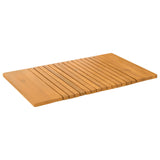 Tappeto da bagno Marrone 81 x 50 cm Legno di Acacia Massello