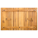 Tappeto da bagno Marrone 81 x 50 cm Legno di Acacia Massello