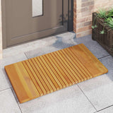 Tappeto da bagno Marrone 100 x 55 cm Legno di Acacia Massello
