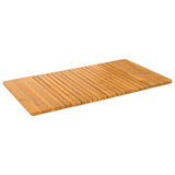 Tappeto da bagno Marrone 100 x 55 cm Legno di Acacia Massello