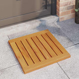 Tappeto da bagno Marrone 50 x 50 cm Legno di Acacia Massello