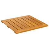 Tappeto da bagno Marrone 50 x 50 cm Legno di Acacia Massello