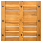 Tappeto da bagno Marrone 50 x 50 cm Legno di Acacia Massello