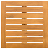 Tappeto da bagno Marrone 50 x 50 cm Legno di Acacia Massello