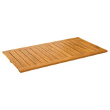 Tappeto da bagno Marrone 100 x 55 cm Legno di Acacia Massello